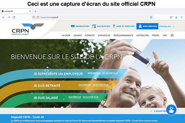 Site internet CRPN